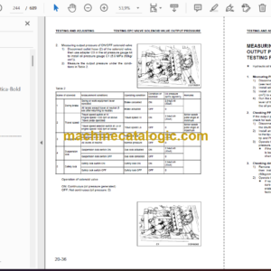 Komatsu PW150ES-6K Hydraulic Excavator Shop Manual (UEBM000401)