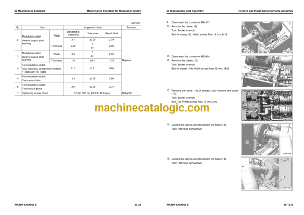 Komatsu WA800-8, WA900-8 Wheel Excavator Shop Manual (SEN06799-15) - Image 3