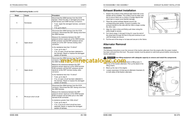 Komatsu 930E-5SE Dump Truck Shop Manual (CEBM041401) - Image 4