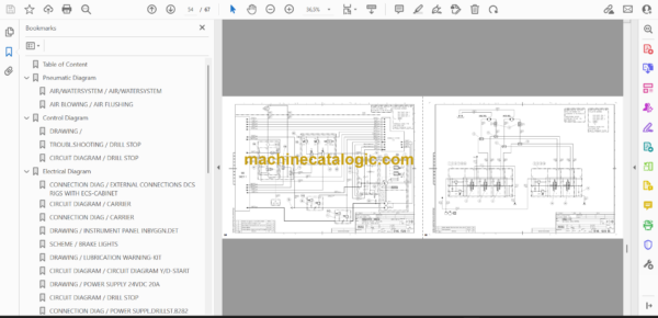 Atlas Copco SmartROC T45-10SF Diagrams and Drawings Manual - Image 2