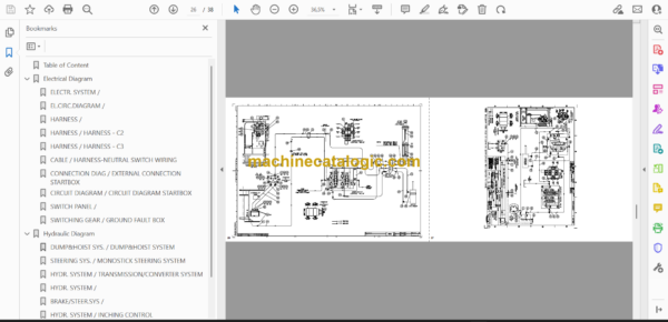 Atlas Copco Scooptram EST2D Diagrams and Drawings Manual - Image 2