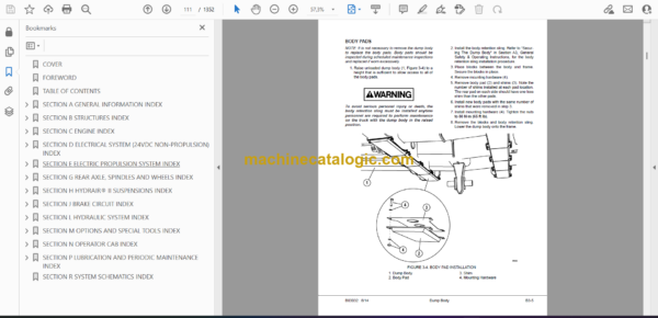 Komatsu 930E-4SE Dump Truck Shop Manual (CEBM024104) - Image 2