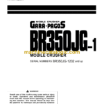 Komatsu BR350JG-1 Mobile Crusher Operation and Maintenance Manual (SEAM020105T)