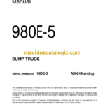 Komatsu 980E-5 Dump Truck Field Assembly Manual (CEAW014300)