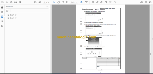 Komatsu WA475-11, WA475-11E0, WA485-11, WA485-11E0 Wheel Loader Field Assembly Manual (GEN00288-01) - Image 2