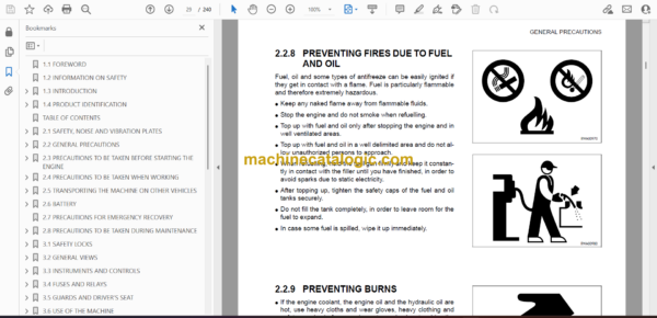 Komatsu SK815-5 Skid Steer Loader Operation and Maintenance Manual (WEAM003403) - Image 2