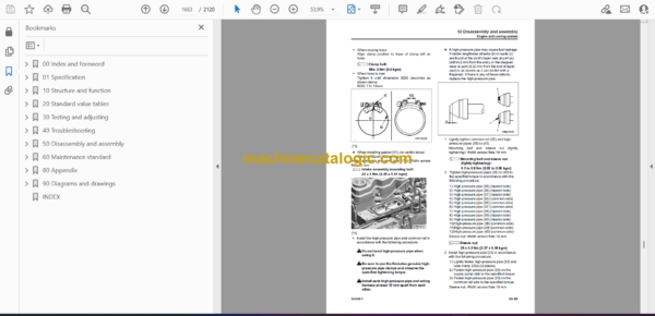 Komatsu WA320-7 Wheel Loader Shop Manual (SEN06202-15) - Image 2