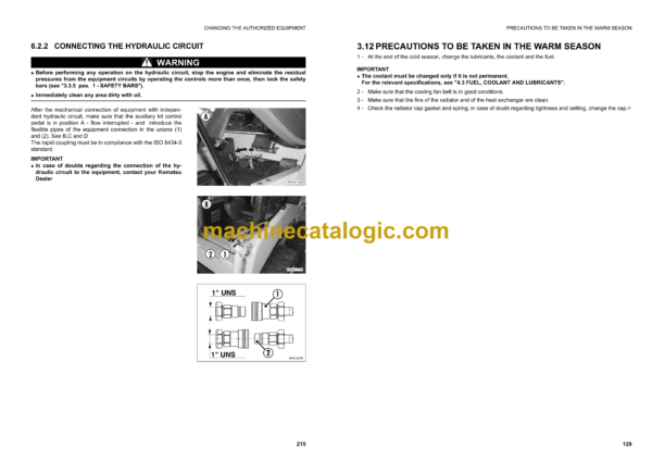 Komatsu SK815-5 Skid Steer Loader Operation and Maintenance Manual (WEAM003403) - Image 3