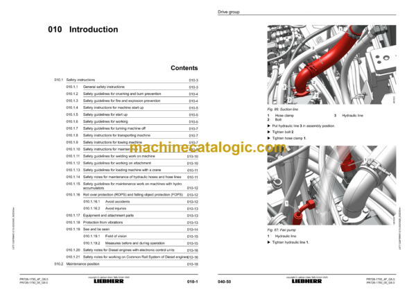 Liebherr PR 726-1793 Crawler Dozer Operating Manual - Image 3