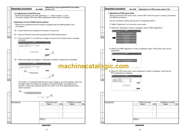 Komatsu WA475-11, WA475-11E0, WA485-11, WA485-11E0 Wheel Loader Field Assembly Manual (GEN00288-01) - Image 3