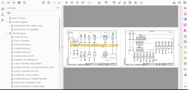 Atlas Copco Diamec PHC8 Diagrams and Drawings Manual - Image 2