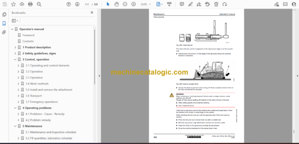 Liebherr PR 734 Type No. 1481, 1482, 1659 Crawler Dozer Operating Manual (From SN 13743) - Image 2