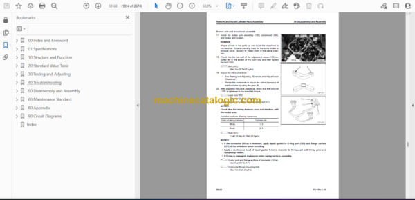 Komatsu PC170LC-11 Hydraulic Excavator Shop Manual (SEN06735-C9) - Image 2