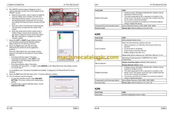Komatsu 830E-5 Dump Truck Shop Manual (CEBM035506) - Image 3
