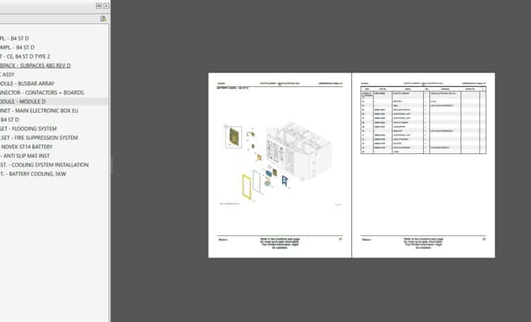 Epiroc Battery Spare Parts Catalog