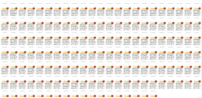 Epiroc Battery Spare Parts Catalog (PDF) – All Models, Latest 2024.12