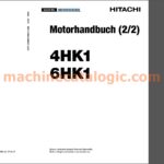 Hitachi 4HK1 & 6HK1 – Motorhandbuch (Deutsch, PDF)
