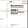 Hitachi 4HK1 Interim Tier 4 - Stage III B – Motorhandbuch & Technisches Handbuch (Deutsch, PDF)