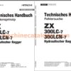 Hitachi ZX300LC-7, ZX300LCN-7 – Technisches Handbuch (Funktionsprinzip & Fehlersuche, Deutsch, PDF)