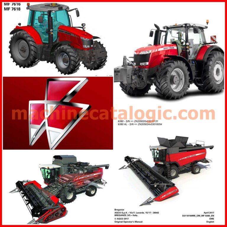 Massey Ferguson Full Service & Operator Manual Pack (PDF, 06.2020, 82 GB, EU)