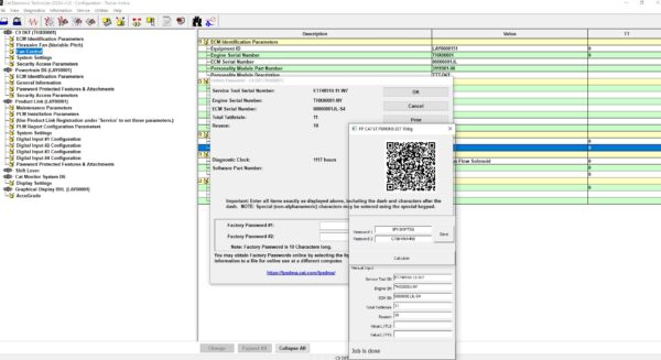 Cat ET 2025 Factory Password