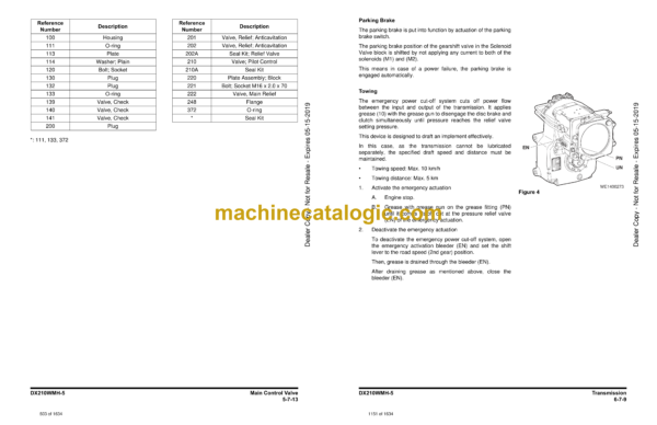 Doosan DX210WMH-5 Material Handler Shop Manual (Serial Number 1001 and Up) - Image 2