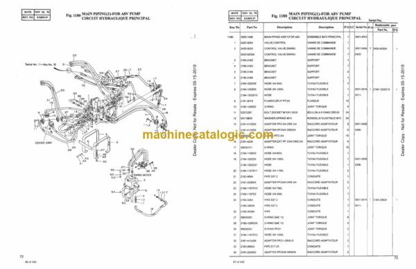 Doosan DH130-2 Excavator Parts Manual (Serial Number 0001 and UP) - Image 3