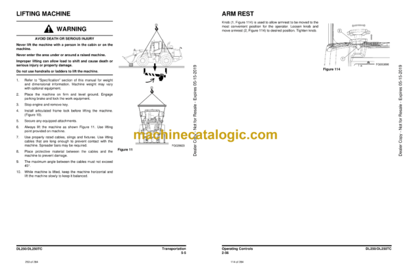 Doosan DL250, DL250TC Wheel Loader Operation and Maintenance Manual (Serial Number 5001 and Up) - Image 3