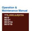 Doosan DE12, DE12T, DE12TIA, DE12TIS Engine Operation and Maintenance Manual