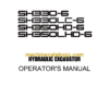 Sumitomo SH330-6, SH330LC-6, SH350HD-6, SH350LHD-6 Hydraulic Excavator Operators Manual (WDL3306-3W)