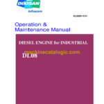 Doosan DL08 Diesel Engine for Industrial Wheel Loader Operation and Maintenance Manual