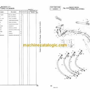 Doosan Solar 400LC-V Excavator Parts Manual (Serial Number 0001 and Up)