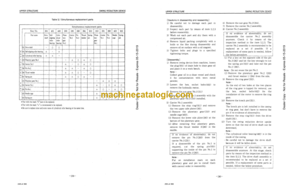 Doosan DH130-2 Excavator Shop Manual - Image 4