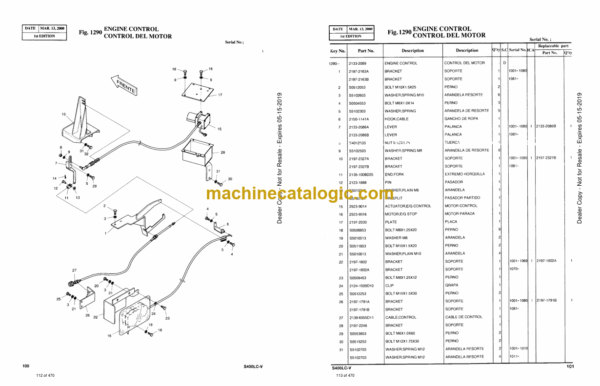 Doosan Solar 400LC-V Excavator Parts Manual (Serial Number 0001 and Up) - Image 4