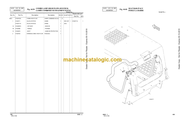 Doosan SSL 450 Skid Steer Loader Parts Manual (Serial Number AL to AP) - Image 4