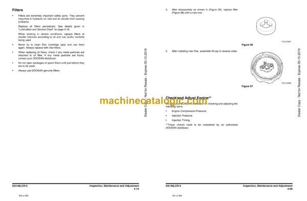 Doosan DX140LCR-5 Excavator Operation and Maintenance Manual (Serial Number 1001 and Up) - Image 3