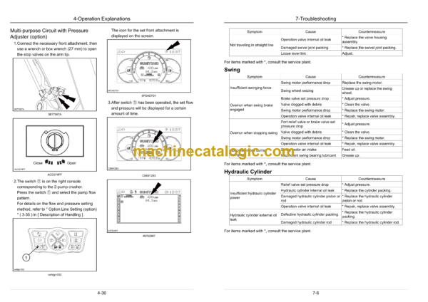 Sumitomo SH330-6, SH330LC-6, SH350HD-6, SH350LHD-6 Hydraulic Excavator Operators Manual (WDL3306-3W) - Image 4