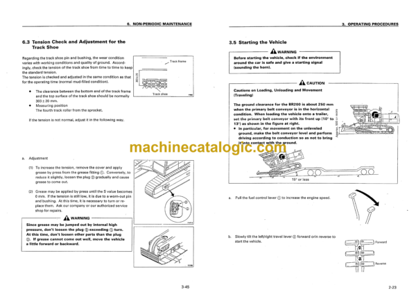 Komatsu BR200-1 Mobile Debris Crusher Operation and Maintenance Manual (SEAM002900) - Image 4