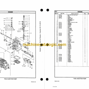 Daewoo DSL 801 Skid Steer Loader Parts Manual