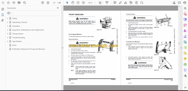 Doosan DX140LC Excavator Operation and Maintenance Manual (Serial Number 5001 thru 5456) - Image 2