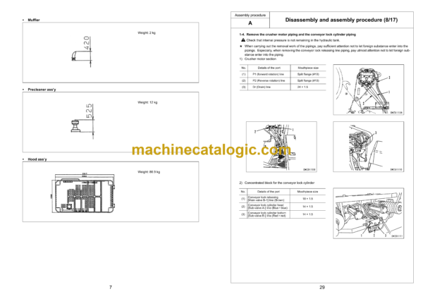 Komatsu BR550JG-1 Galeo Mobile Crusher Field Assembly Instruction (GEN00030-01) - Image 3