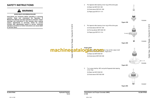 Doosan Standart Labor Time Guide Shop Manual (FRM-0076-01) - Image 4