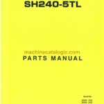 Sumitomo SH240-5TL Hydraulic Excavator Parts Manual (WCL240A5-3102)