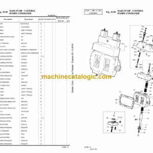 Doosan DX490LC-3 Excavator Parts Manual (Serial Number 10001 and Up)