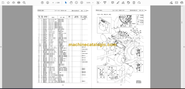 Sumitomo SH240-5TL Hydraulic Excavator Parts Manual (WCL240A5-3102) - Image 3