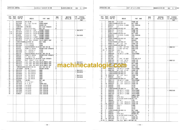 Sumitomo SH240-5TL Hydraulic Excavator Parts Manual (WCL240A5-3102) - Image 2