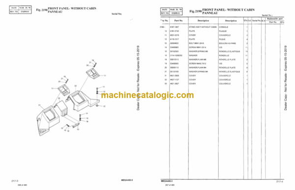 Doosan Mega 400-3 Wheel Loader Parts Manual (Serial Number 0001 and Up) - Image 4