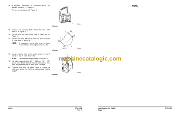 Doosan DX35Z Crawler Excavator Shop Manual (Serial Number 5001 and Up) - Image 4