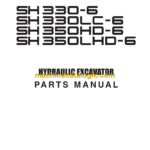 Sumitomo SH330-5, SH330LC-5, SH350HD-5, SH350LHD-5 Hydraulic Excavator Parts Manual (WCL3306-0W)