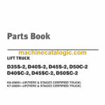 Doosan D35S-2, D40S-2, D45S-2, D50C-2 D40SC-2, D45SC-2, D50SC-2 Lift Trucks Parts Manual (K6-00001~UP, K7-00001~UP)